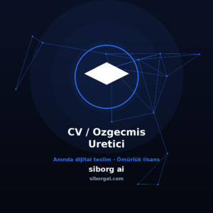 AI CV / Özgeçmiş Üretici