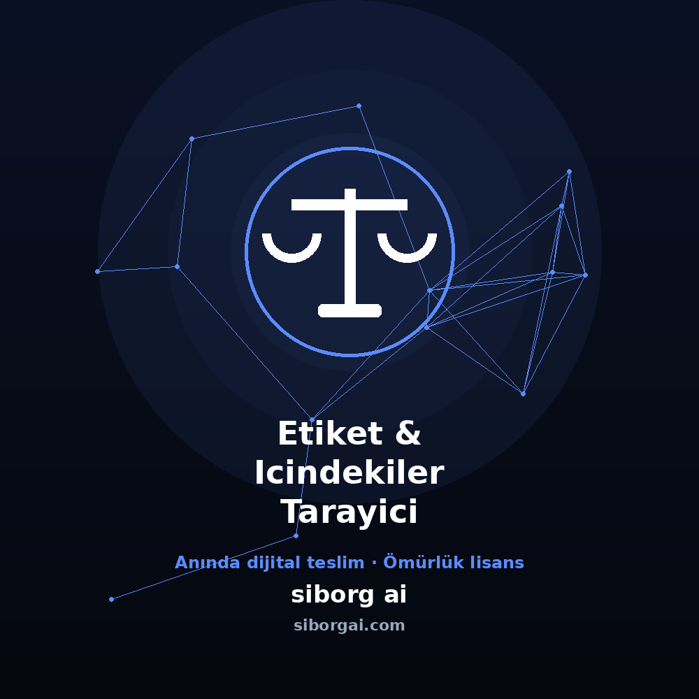 Etiket tarayici