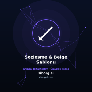 AI Sözleşme & Belge Şablonu Üretici