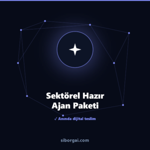 Sektörel Hazır Ajan Paketi — siborgai yapay zekâ sistemi