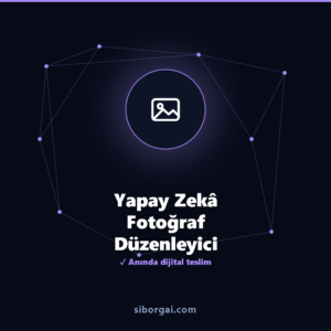 Yapay Zekâ Fotoğraf Düzenleyici — siborgai yapay zekâ sistemi