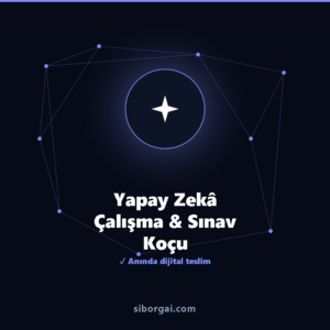 Yapay Zekâ Çalışma & Sınav Koçu — siborgai yapay zekâ sistemi