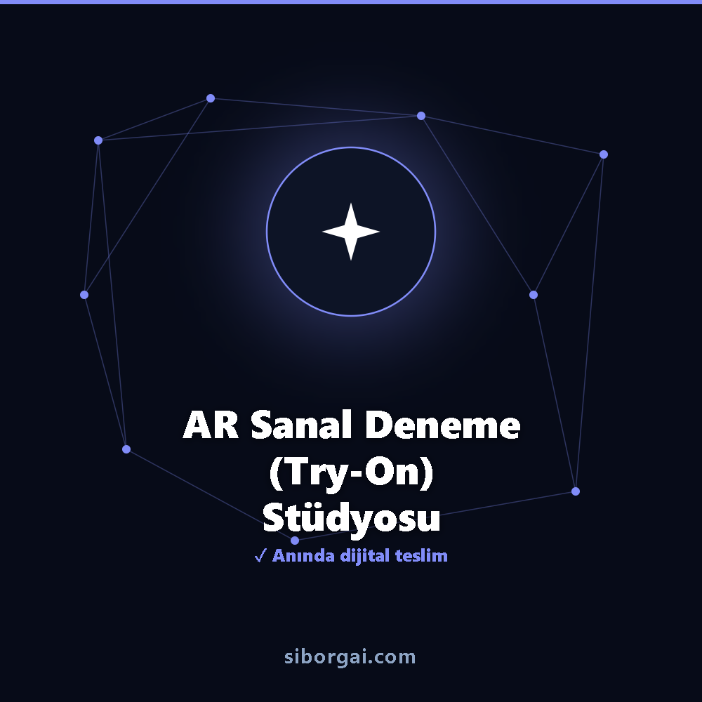 AR Sanal Deneme (Try-On) Stüdyosu — siborgai yapay zekâ sistemi