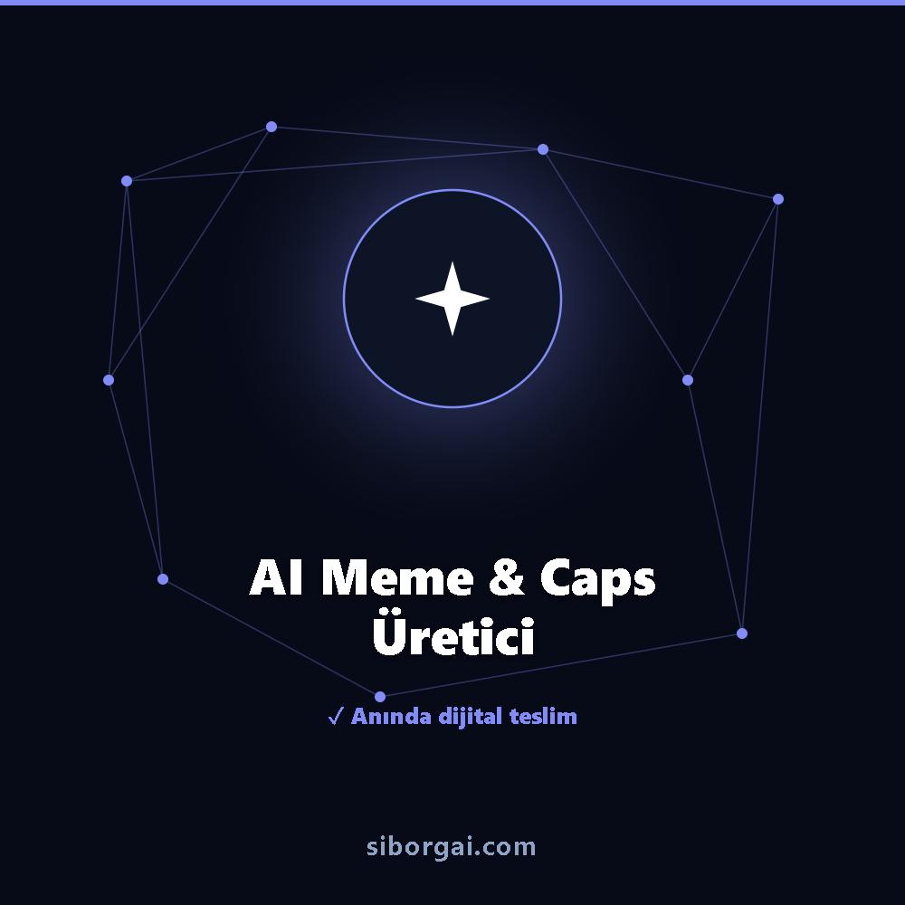 AI Meme & Caps Üretici — siborgai yapay zekâ sistemi