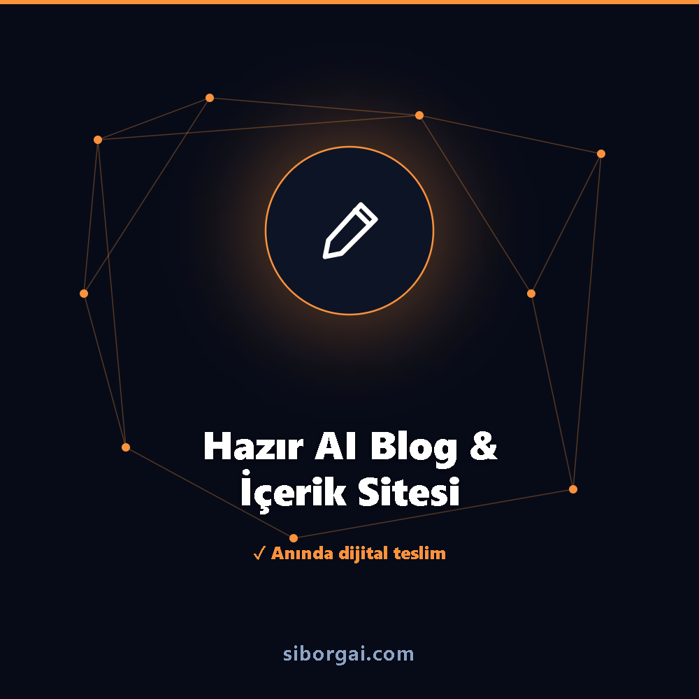 Hazır AI Blog & İçerik Sitesi — siborgai yapay zekâ sistemi