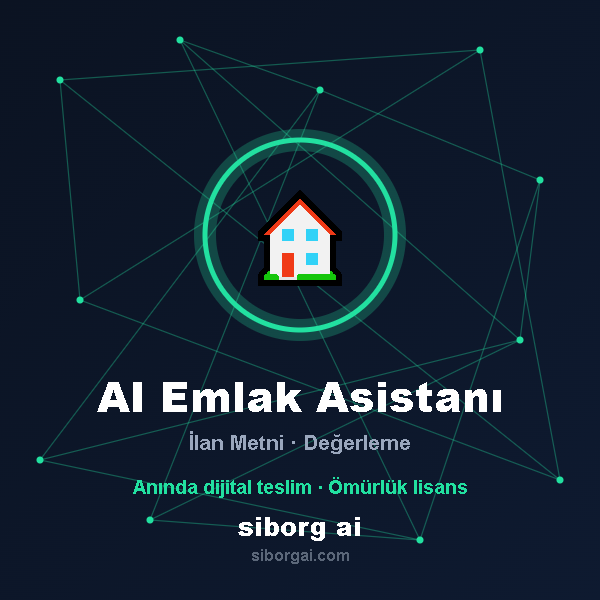 AI Emlak Asistanı — İlan + Değerleme