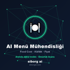 AI Menü Mühendisliği