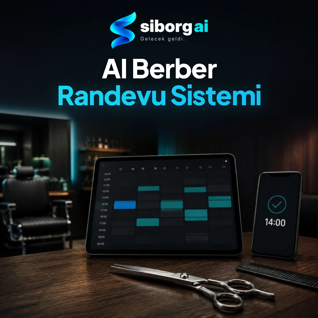AI Berber Randevu Sistemi — siborg ai